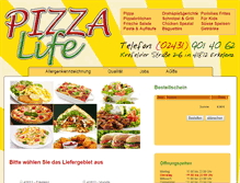 Tablet Screenshot of pizza-life.info